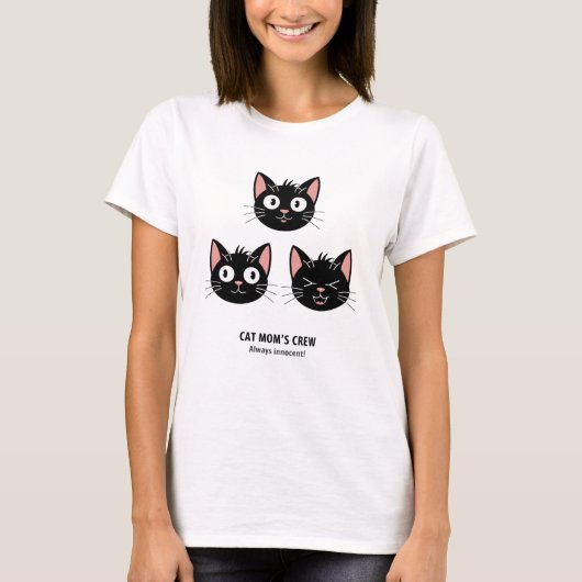 Drei Mischkatzen T-Shirt (Vorderseite)