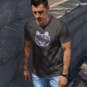 Drei Mit Augen Katze T-Shirt