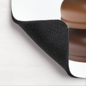 Drei mit Schokolade überzogene Marshmallows Mousepad (Ecke)