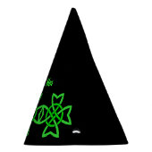 Drei miteinander verflochtene keltische irische Kn Partyhütchen (Rechts)