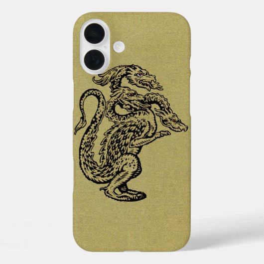 Drei mittelalterliche Drachengolden Case-Mate iPhone Hülle (Rückseite)