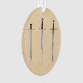 Drei mittelalterliche Schwerter 2016 Ornament (Vorderseite)