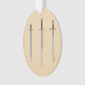 Drei mittelalterliche Schwerter 2016 Ornament (Vorderseite)