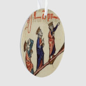 Drei mittelalterliche wisemen Weihnachtsverzierung Ornament (Vorderseite)