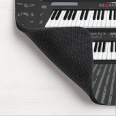 Drei moderne Tastaturen: Synthesizer: Mousepad (Ecke)