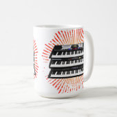 Drei moderne Tastaturen: Synthesizer: Tasse (VorderseiteRechts)