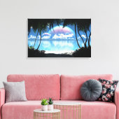 Drei-Monde-Bucht (Tag) Leinwanddruck (Insitu (Wohnzimmer))