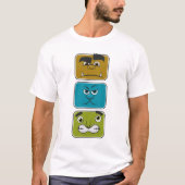 Drei Monsterfedern T-Shirt (Vorderseite)