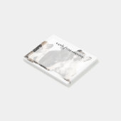 Drei Mops Welpen Post-it Klebezettel (angewinkelt)