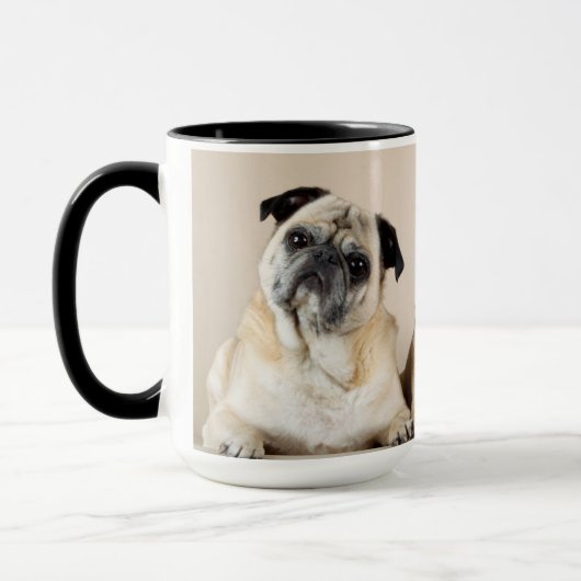 Drei Möpsen Tasse (Links)