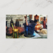 Drei Mörser und Stampfen - Platin-Ende Visitenkarte (Rückseite)