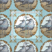 Drei Möwen Stoff (Kachel)