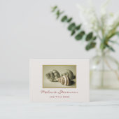 Drei Muscheln Visitenkarte (Stehend Vorderseite)