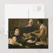 Drei Musiker, 1618 Postkarte (Vorne/Hinten)
