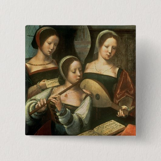 Drei Musiker Button (Vorderseite)