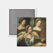 Drei Musiker Magnet (Vorderseite/Rückseite)