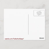 Drei Muskebeers Funny Beer Pun Postkarte (Rückseite)