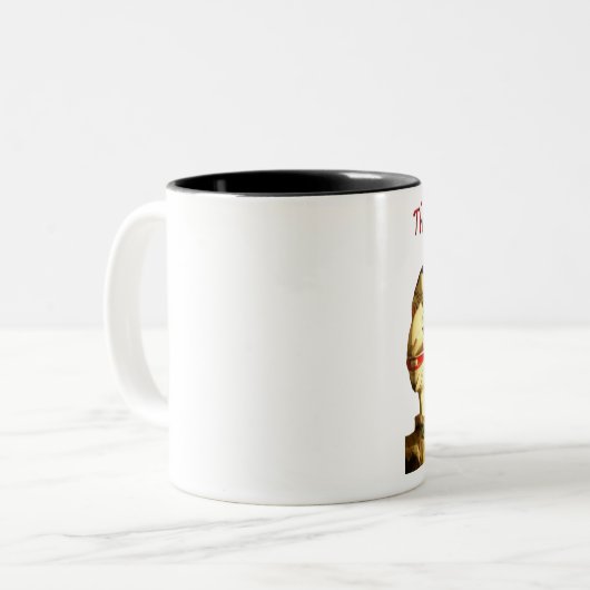 Drei Musketiere Indonesien Zweifarbige Tasse (Vorderseite Links)