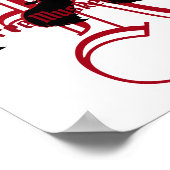 Drei Musketiere mit Knight Initial Poster (Ecke)