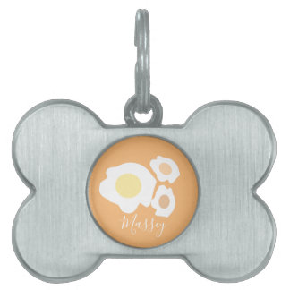 Drei Muster Name Pet ID Tag Tiermarke