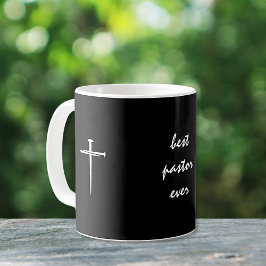Drei Nägel Bester Pastor je Christlich Kaffeetasse