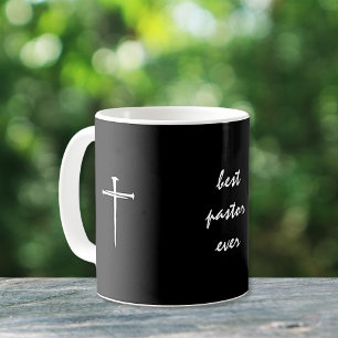 Drei Nägel Bester Pastor je Christlich Kaffeetasse