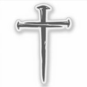 Drei-Nails-Kreuz Aufkleber (Vorderseite)