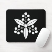 Drei Nandina-Früchte mit Blätter Mousepad (Mit Mouse)