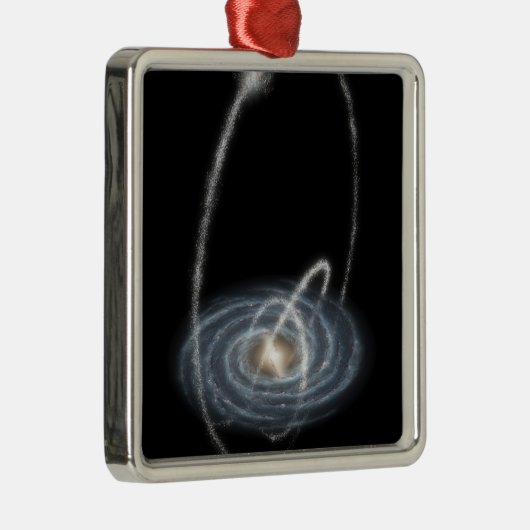 Drei neu entdeckte Streams Silbernes Ornament (Rechts)
