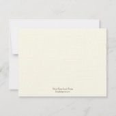 Drei neue Eier flach Danke Karte (Rückseite)