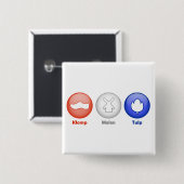 Drei niederländische Ikonen Button (Vorne & Hinten)