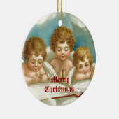 Drei niedliche Betengel-Ornamente Keramik Ornament (Rechts)