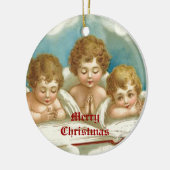 Drei niedliche Betengel-Ornamente Keramik Ornament (Links)