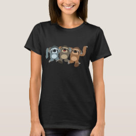 Drei Niedliche Cartoon Sloths Women T - Shirt