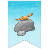 Drei Niedliche Dinosaurier Wimpelkette (Erste Fahne)