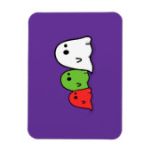Drei Niedliche Ghosts Halloween Premium Flexi Magn Magnet (Vertikal)