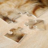 Drei Niedliche Ginger Cat Kittens Friends Head Fot Puzzle (Seite)