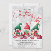 Drei Niedliche Gnome Einladung (Vorderseite)