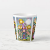 Drei Niedliche Halloween-Hexen von Molly Harrison Milchtasse (Vorderseite)