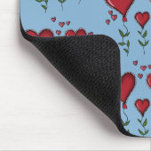Drei Niedliche Herzen Mousepad (Ecke)