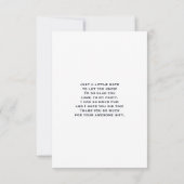 Drei Niedliche Kaktus-Illustration Dankeskarte (Rückseite)