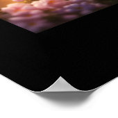 Drei Niedliche Kätzchen mit rosa Blume Poster (Ecke)