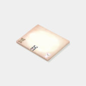 Drei Niedliche kleine Bären Post-it Klebezettel (angewinkelt)