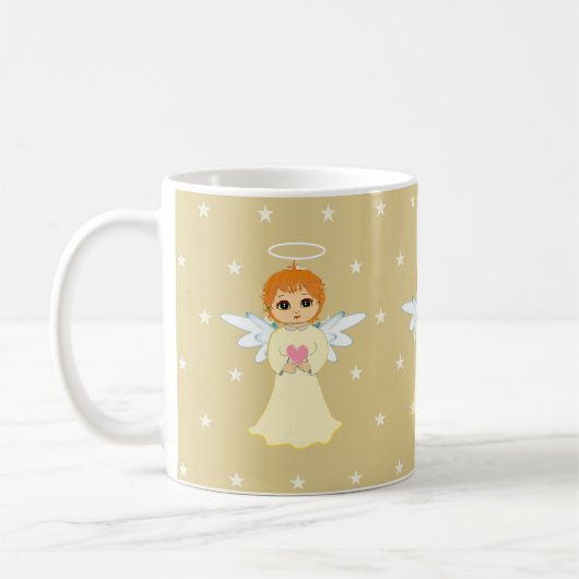 Drei Niedliche Kleine Engel Kaffeetasse (Links)