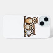 Drei Niedliche kleine Eule Case-Mate iPhone Hülle (Rückseite (Horizontal))