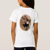 Drei niedliche Neugeborene T-Shirt (Rückseite)