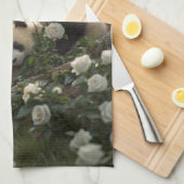 Drei Niedliche Pandas Geschirrtuch (Viertel Falte)