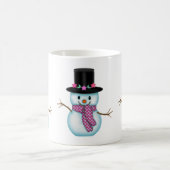 Drei Niedliche Schneemänner Weihnachts-Tasse Kaffeetasse (Mittel)