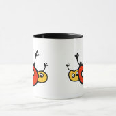Drei niedliche Wanzen Tasse (Zentrum)