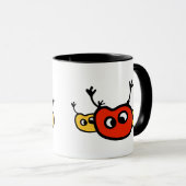 Drei niedliche Wanzen Tasse (VorderseiteRechts)